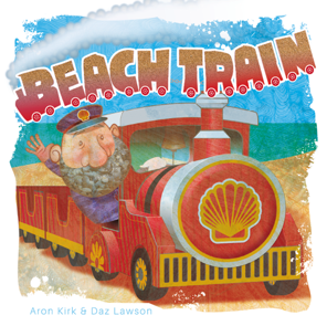 Beach train Childrens book